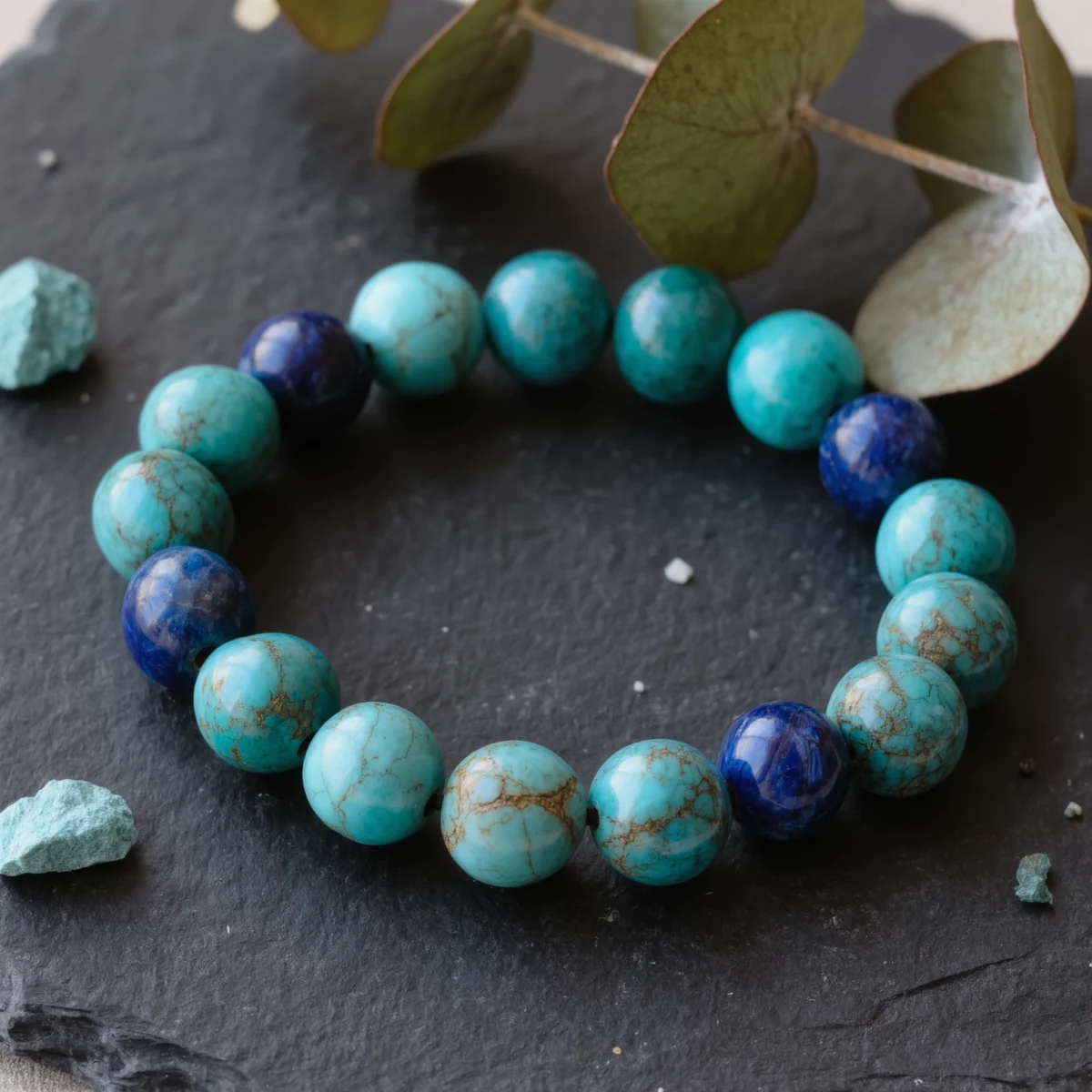 Covenant No. 06 — The Seer Primary Narrative Covenant No. 06: The Seer hand-knotted bracelet featuring Hubei Turquoise and Henan Kyanite.