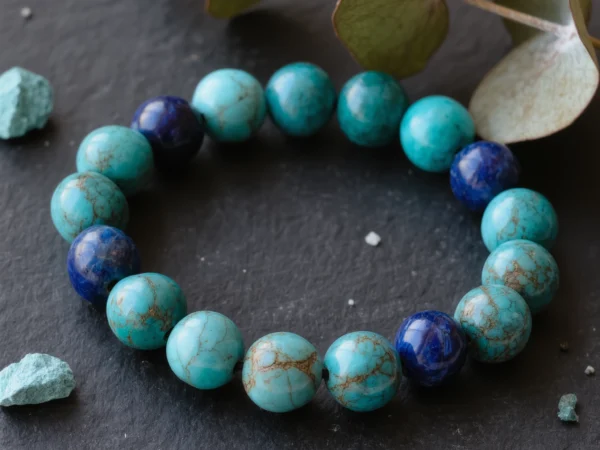 Covenant No. 06 — The Seer Primary Narrative Covenant No. 06: The Seer hand-knotted bracelet featuring Hubei Turquoise and Henan Kyanite.