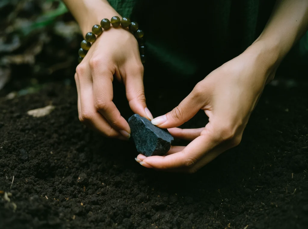 About Us 10 Handcrafted Jewelry by Yuano: Selecting raw minerals from the earth's metabolic memory.