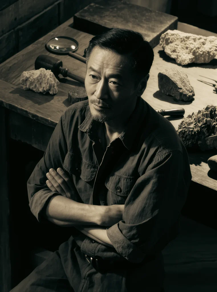 About Us 16 Mineral Scout SHAN: Lead geological expert for Yuano Journal, selecting authentic raw nephrite jade and obsidian specimen relics.